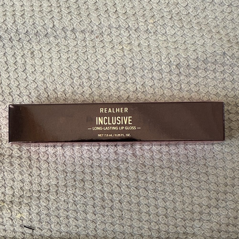 RealHer Inclusive Lip Gloss in Elegant Brown